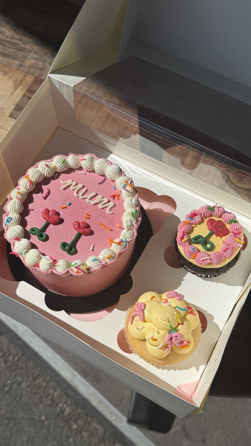 Mother's Day cake & cupcake box - Image 1