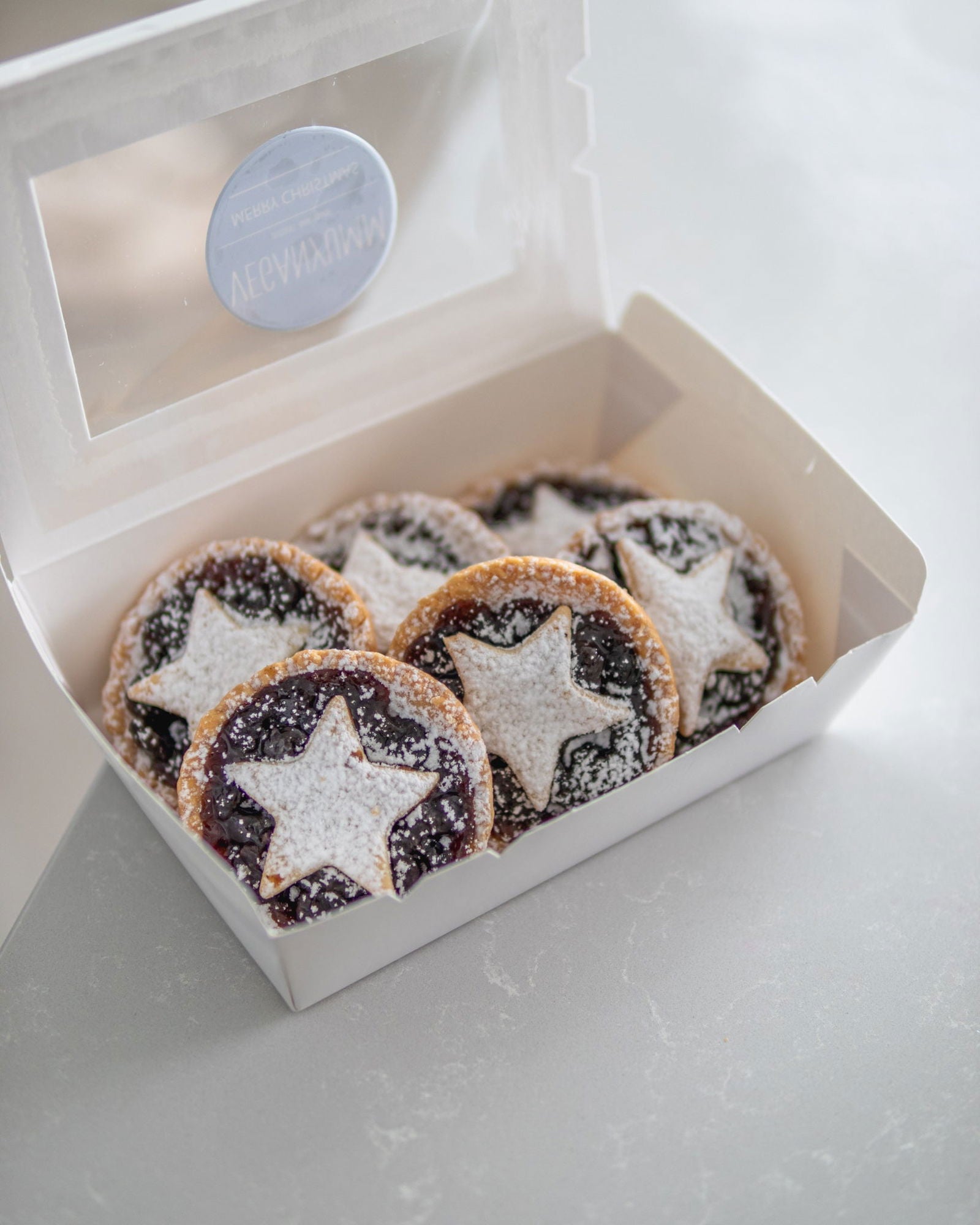 Fruit Mince Tart box Veganyumm Bakehouse