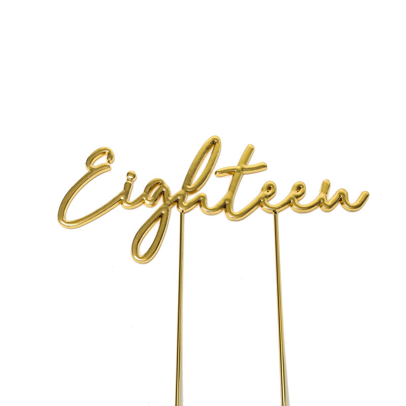 Cake Toppers (Gold) - Image 2