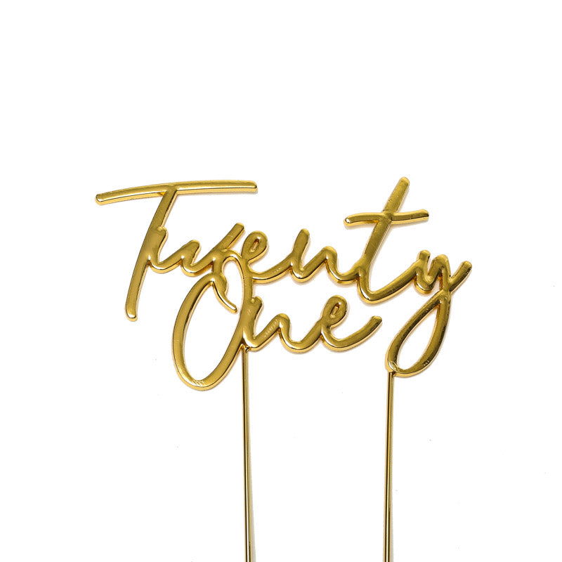 Cake Toppers (Gold) - Image 3