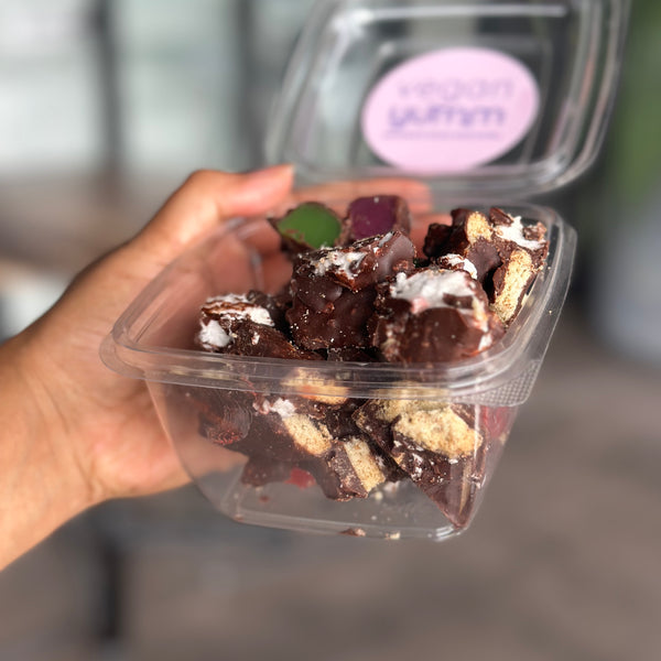 Gluten-free Rocky Road tub - Veganyumm Bakehouse