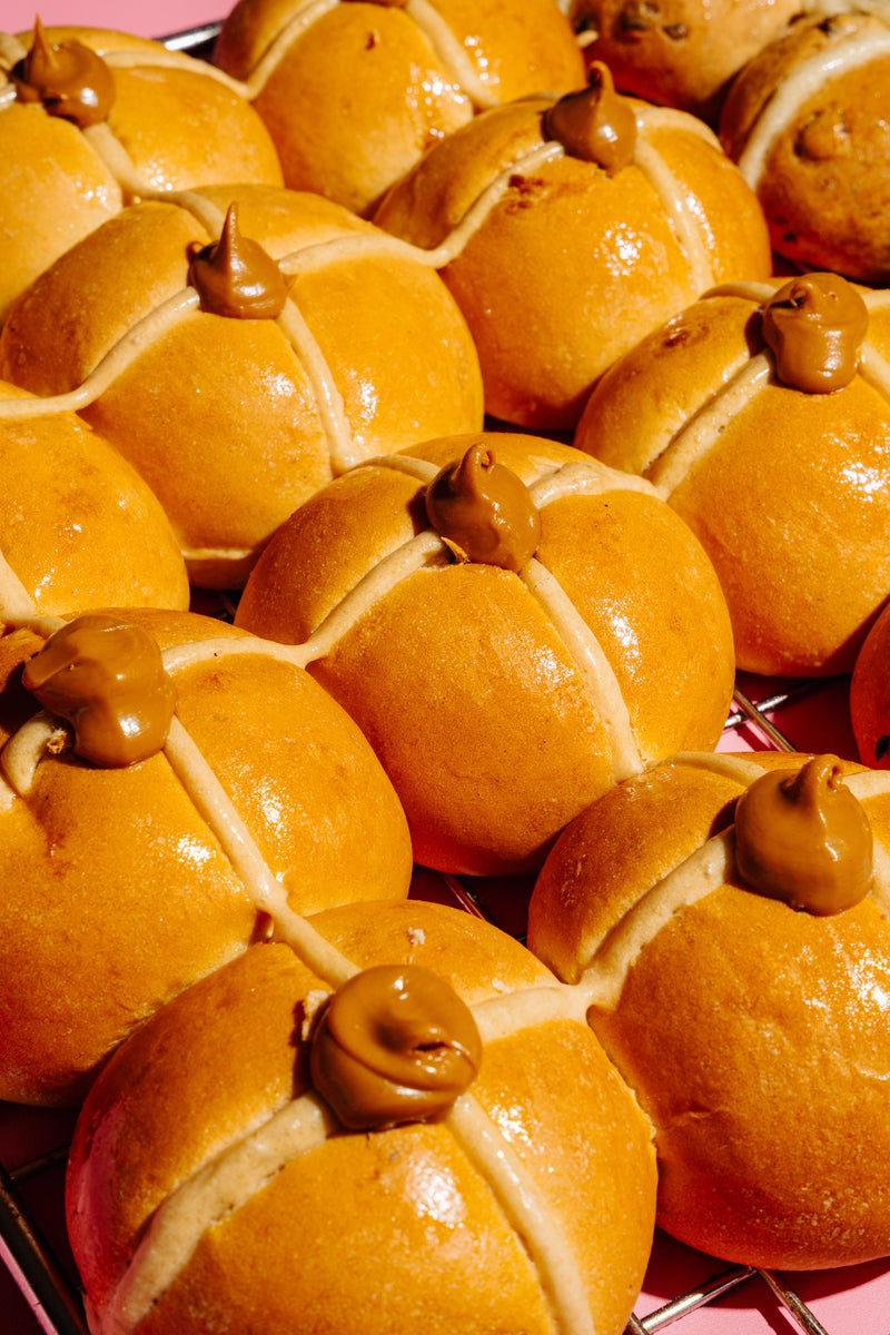 Biscoff Hot Cross Buns - Image 1