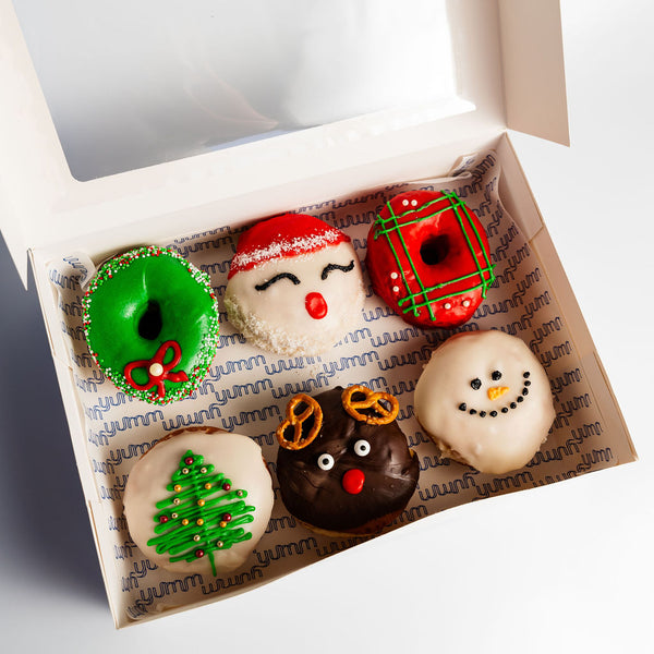 Christmas themed Doughnuts