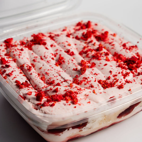 Raspberry White Choc Dessert Tub- family size