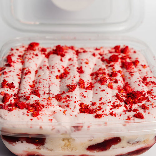 Raspberry White Choc Dessert Tub- family size