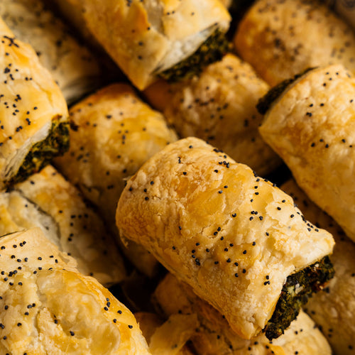 Mini Cheesy Spinach Rolls