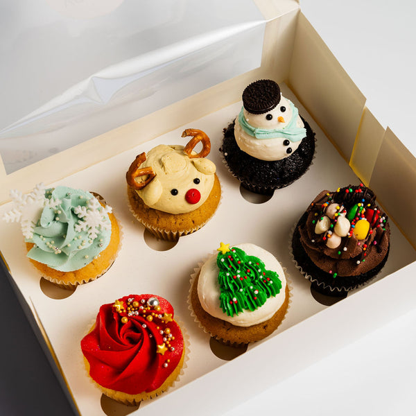 Seasonal Christmas Cupcakes