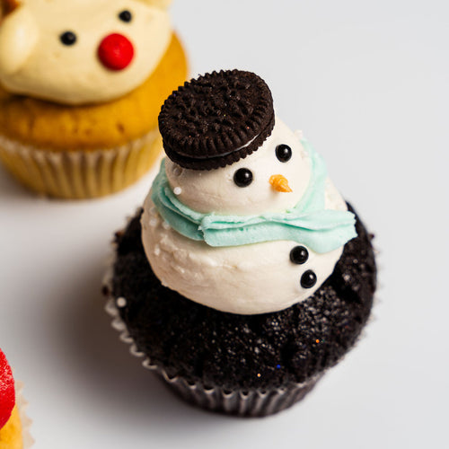 Seasonal Gluten-free Christmas Cupcakes