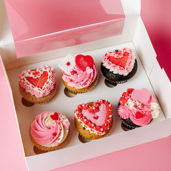 Valentine's Cupcakes (box of 6)