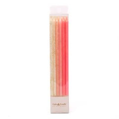 Pink, Blue, or Gold Candles