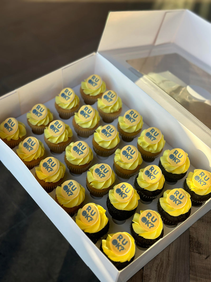 R U OK day mini cupcakes Brisbane - Image 4