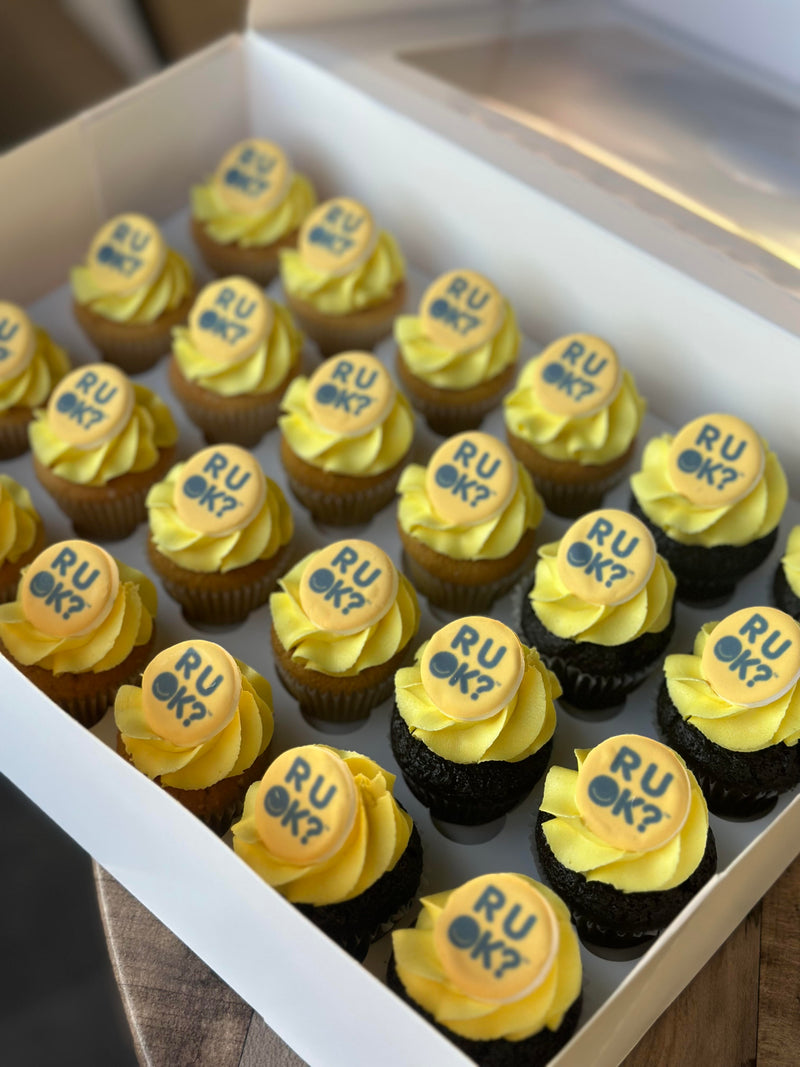 R U OK day mini cupcakes Brisbane - Image 3