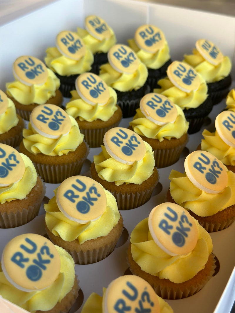 R U OK day mini cupcakes Brisbane - Image 2