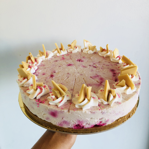 raspberry white chocolate cheesecake