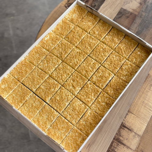 Salted Caramel Brownie Slab